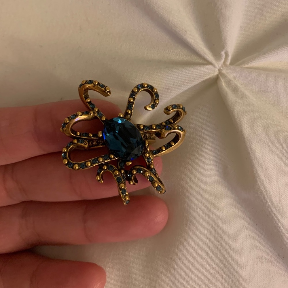 Óscar de la renta gold plated ring